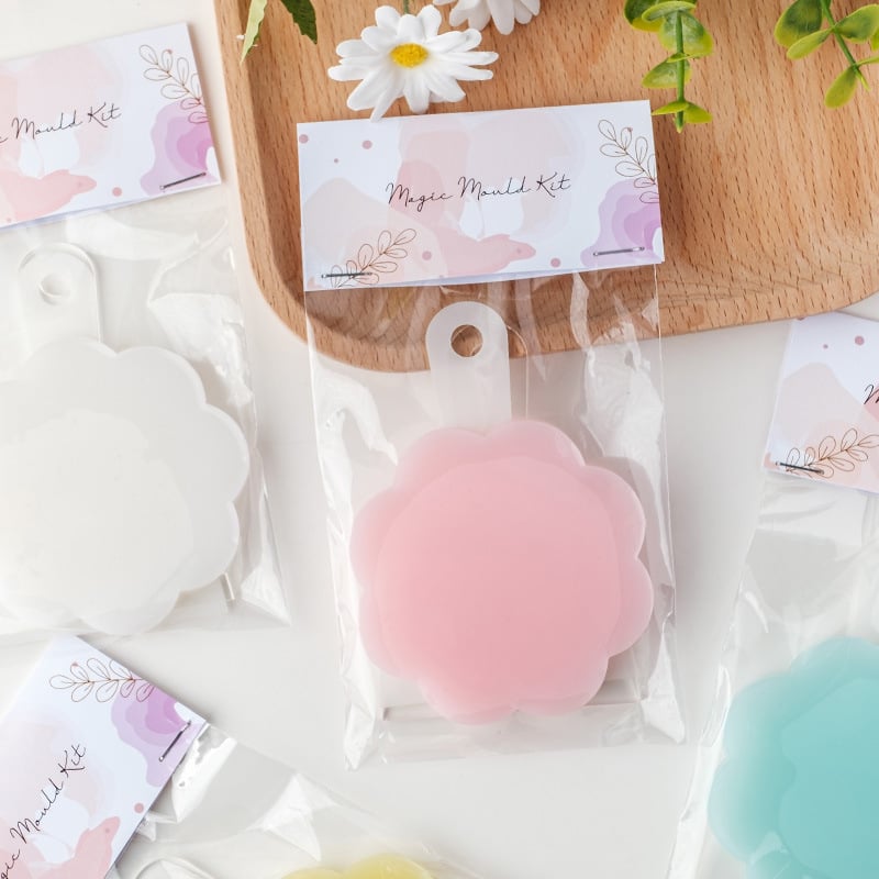 Set de 3 piese pentru fondant: plăci din silicon mini și spatulă acrilică pentru începători