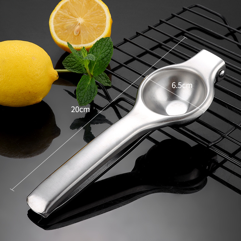Storcător de lămâi mic din oțel inoxidabil – manual, pentru uz casnic