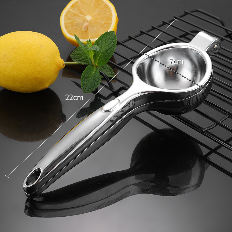 Storcător de lămâi mic din oțel inoxidabil – manual, pentru uz casnic