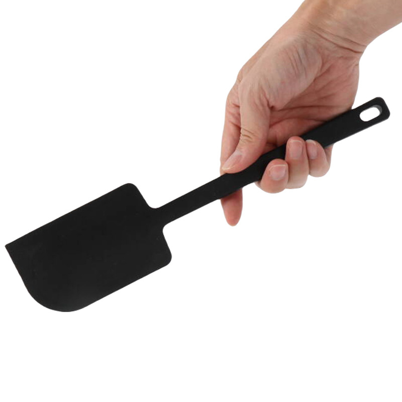 Spatulă din silicon, corp unic, pentru amestecarea cremei la prăjituri și răzuirea vasului – ustensilă de bucătărie pentru coacere acasă