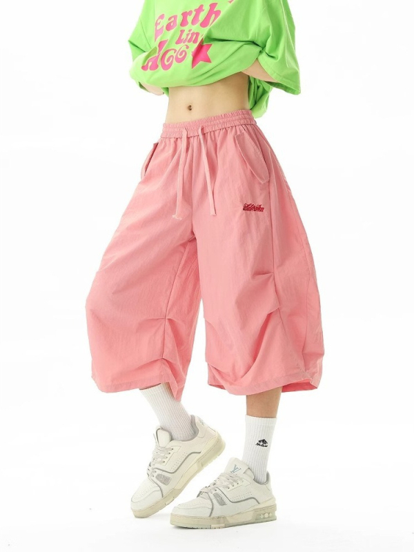 Dopamine Scimitar udobne hlače za žene i muškarce, brzo sušeće, parašutistički stil, opuštene džez plesne hlače