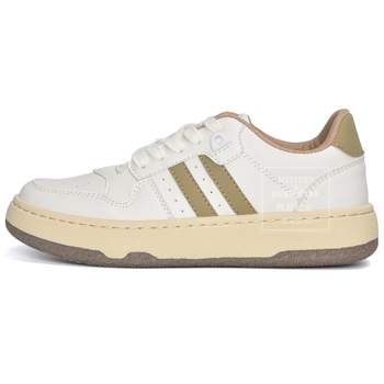Ženske casual tenisice s dvije pruge, bijele MIS-556