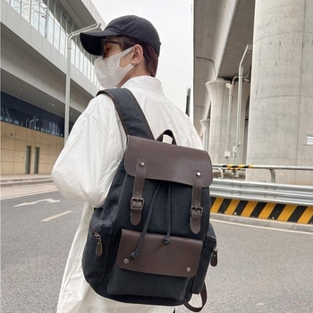 Platneni ruksak za laptop 15 inča, casual, otporan na habanje, velika kapaciteta 20–35 L