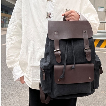 Platneni ruksak za laptop 15 inča, casual, otporan na habanje, velika kapaciteta 20–35 L