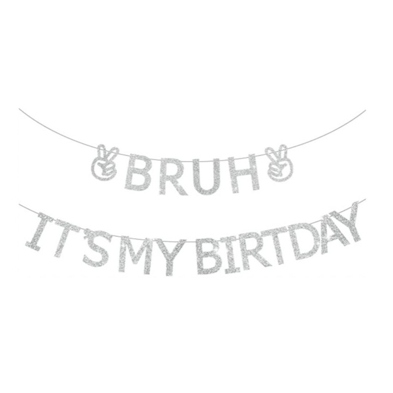 Banner cu litere aurii pentru decor de petrecere