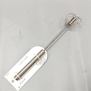 Bețișor manual din oțel inoxidabil – tel multifuncțional pentru frisarea smântânii și a albușurilor, ustensilă de bucătărie pentru cofetărie.