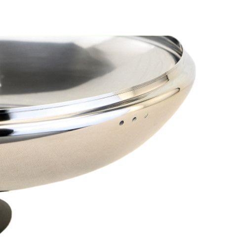 Capac de oală rotund universal din oțel inoxidabil, pentru oale cu fund plat, 16–40 cm