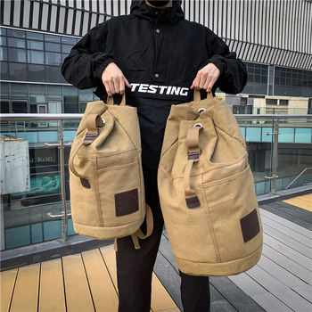 Platneni putni ruksak, velikog kapaciteta 20–35 L, unisex, za prijenosno računalo do 14 inča, pretinac za bocu vode