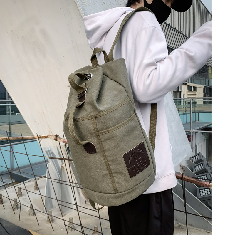 Platneni putni ruksak, velikog kapaciteta 20–35 L, unisex, za prijenosno računalo do 14 inča, pretinac za bocu vode