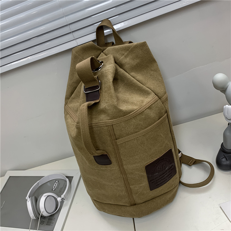 Platneni putni ruksak, velikog kapaciteta 20–35 L, unisex, za prijenosno računalo do 14 inča, pretinac za bocu vode