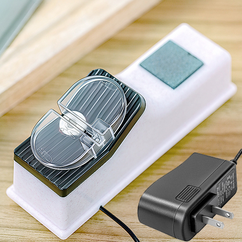 Mașină de ascuțit cuțite electrică, complet automată, cu piatră de ascuțit de înaltă precizie pentru cuțite de bucătărie – multifuncțională