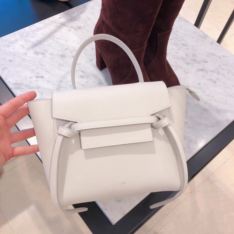 Ženska crossbody torba inspirirana Arc de Triomphe, lažno koža s lychee teksturom, nano veličina, Catfish Bun stil