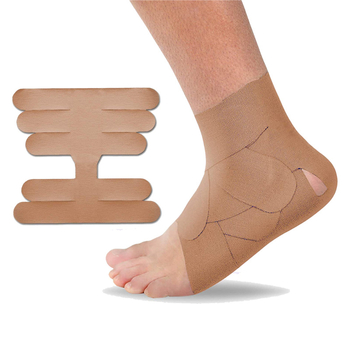 Bokavédő előre vágott kinesio tape-pel kosárlabda, futball és gördeszka számára