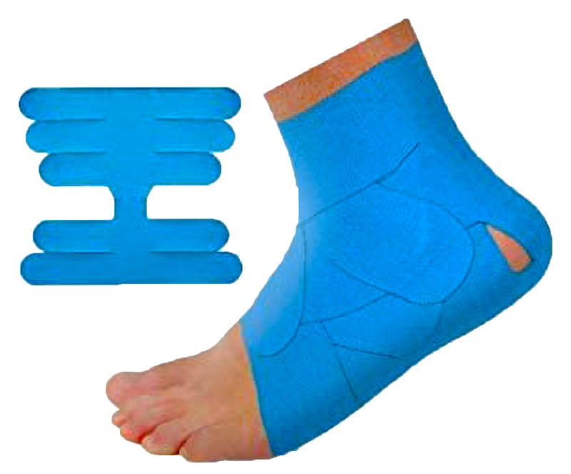 Bokavédő előre vágott kinesio tape-pel kosárlabda, futball és gördeszka számára