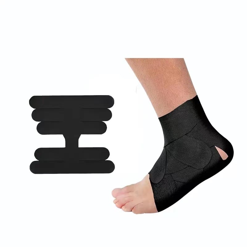 Bokavédő előre vágott kinesio tape-pel kosárlabda, futball és gördeszka számára