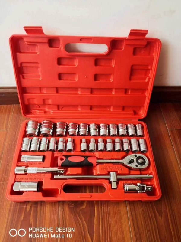Set de 32 piese chei cu soclu, 8–32 mm, pentru reparații auto