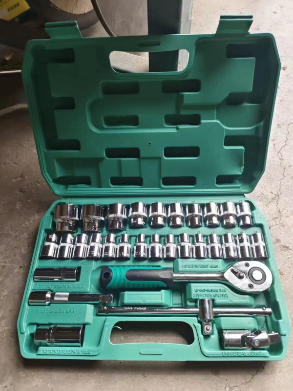 Set de 32 piese chei cu soclu, 8–32 mm, pentru reparații auto