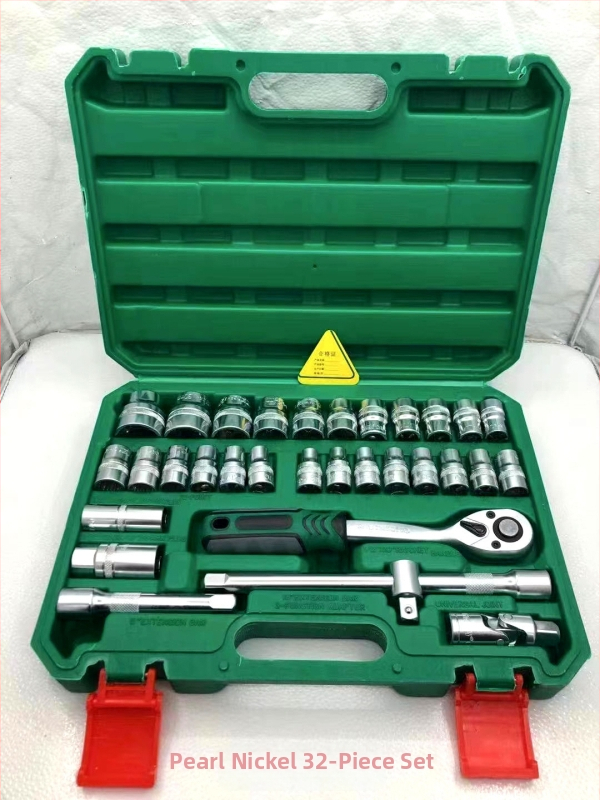 Sada 32 dielov nástrčných kľúčov, 8–32 mm, pre autoservis