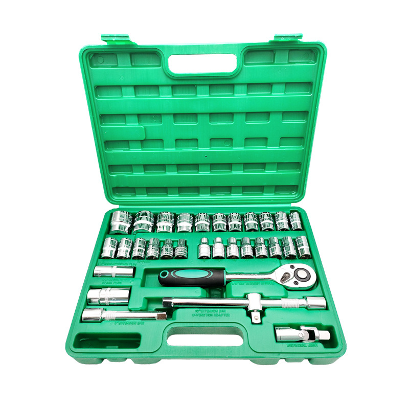 Set de 32 piese chei cu soclu, 8–32 mm, pentru reparații auto