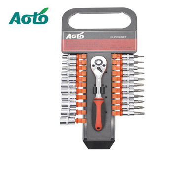 Set de scule pentru reparații auto cu ratchet și capete de soclu