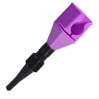Pâlnie pătrată din plastic tare, cu clips, pliabilă pentru adăugarea uleiului auto, turnare fără mâini