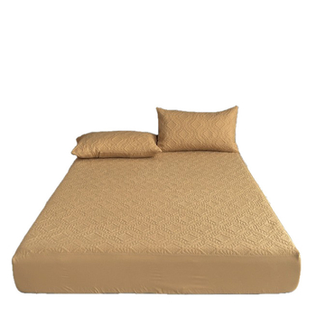 Protecție impermeabilă pentru saltea, husă de pat anti-praf îngroșată, bumbac quiltat, relief ultrasonic, cearșaf impermeabil quiltat cu elastic
