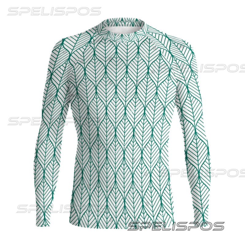 SPELCL Нов мъжки дълъг ръкав костюм за гмуркане и сърф, UV защита, бързосъхнещ, дигитален печат