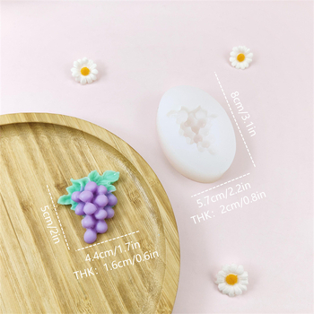 Formă din silicon în formă de fruct pentru prăjituri și decoruri — unelte de coacere, proiecte DIY cu rășină