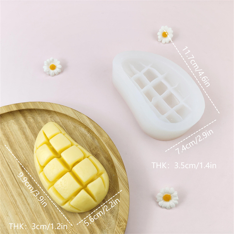 Formă din silicon în formă de fruct pentru prăjituri și decoruri — unelte de coacere, proiecte DIY cu rășină