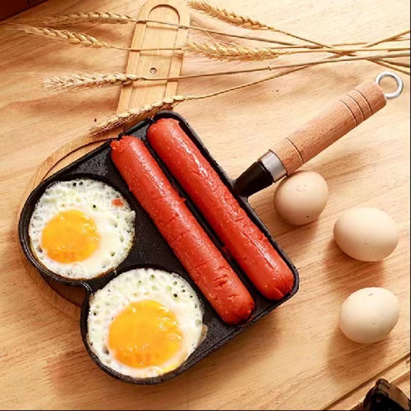 Tigaie grill din fontă pentru cârnați – pătrată, 0,9 kg, fără strat; pentru cârnați, prăjituri din orez, kebab de miel și alimente cu gluten