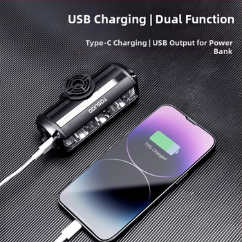 Tosuod USB punjivo prednje svjetlo za noćnu vožnju planinskim biciklom