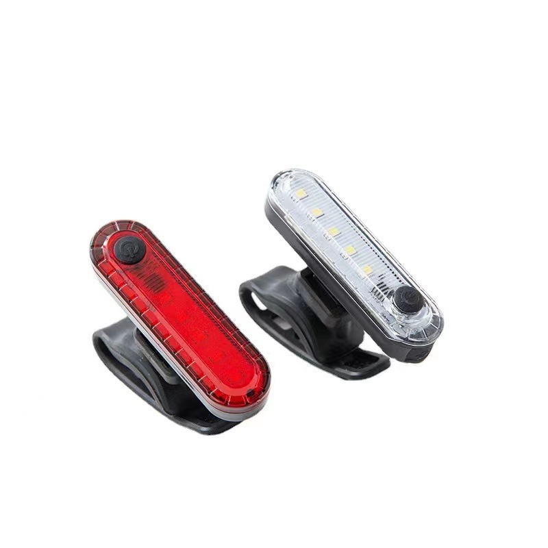 LED stražnja svjetiljka za bicikl, USB punjiva, visoka svjetlost, 056 trepćuća