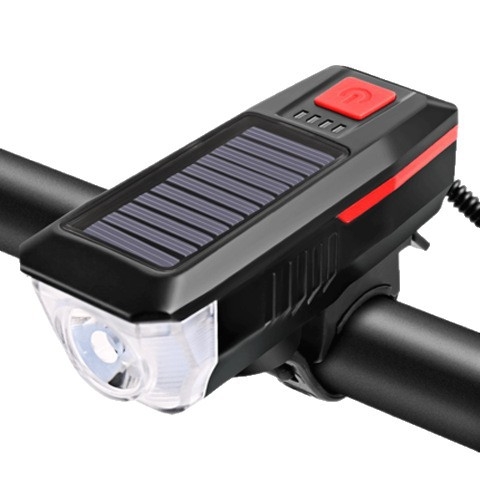 Solarnim prednjim svjetlom za bicikl sa 120 dB sirenom, za planinski bicikl