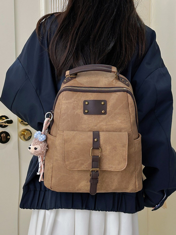 Rucsac vintage pentru călătorii, rucsac laptop pentru navetă și școală, model primăvara 2026