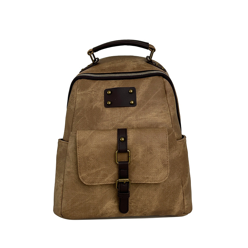 Rucsac vintage pentru călătorii, rucsac laptop pentru navetă și școală, model primăvara 2026