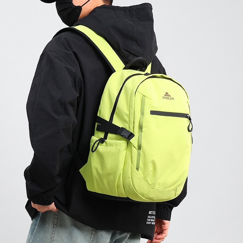 Unisex minimalistički ruksak s color-block dizajnom, 20–35 L, najlon, za 13-inčni prijenosnik, za planinarenje i putovanja