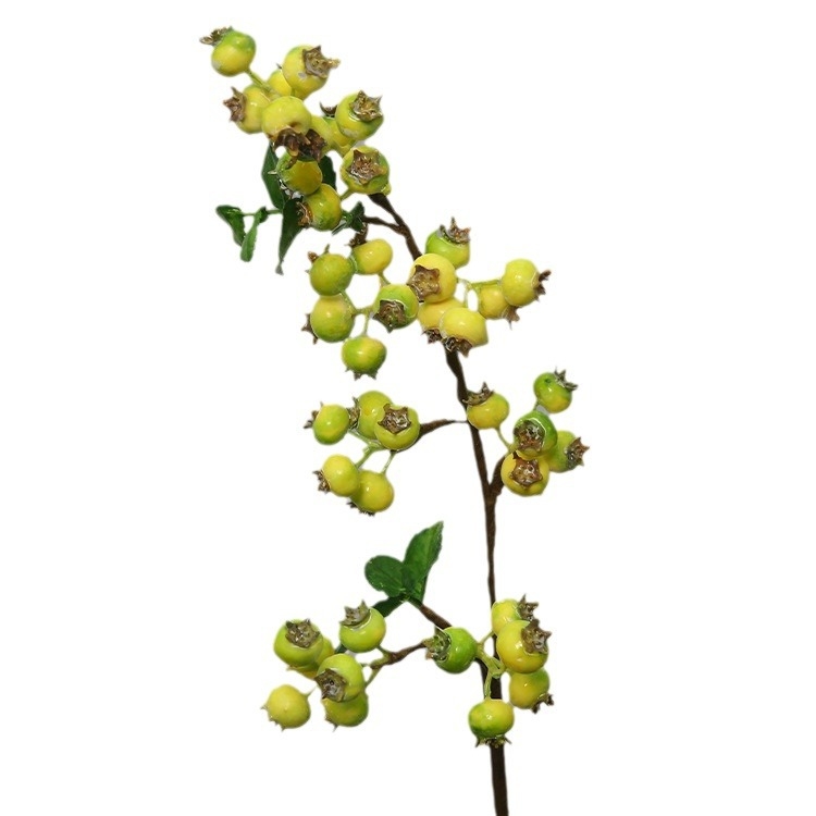Afine artificiale, stil european proaspat pentru decor interior al livingului, ornament decorativ și recuzită pentru fotografie, flori de mătase, 62 cm