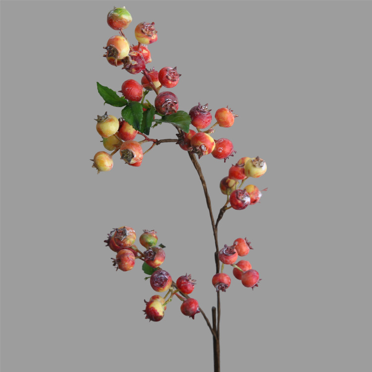 Afine artificiale, stil european proaspat pentru decor interior al livingului, ornament decorativ și recuzită pentru fotografie, flori de mătase, 62 cm