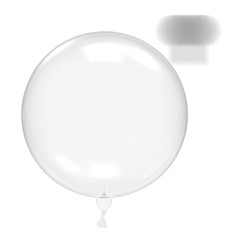 Balon transparent de 18 inch, luminos, pentru atmosfera pieței de noapte și decor de petrecere pentru ziua de naștere