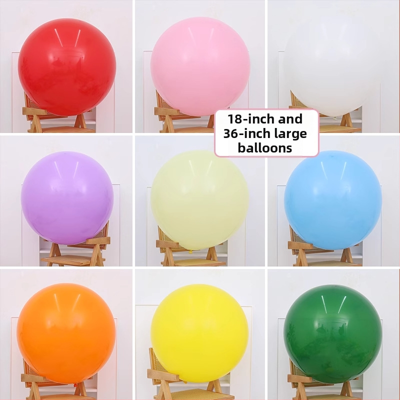 Balon mare 36 inch din latex gros, pentru exterior, parcuri și gazon, jucărie pentru copii, rezistent la explozie