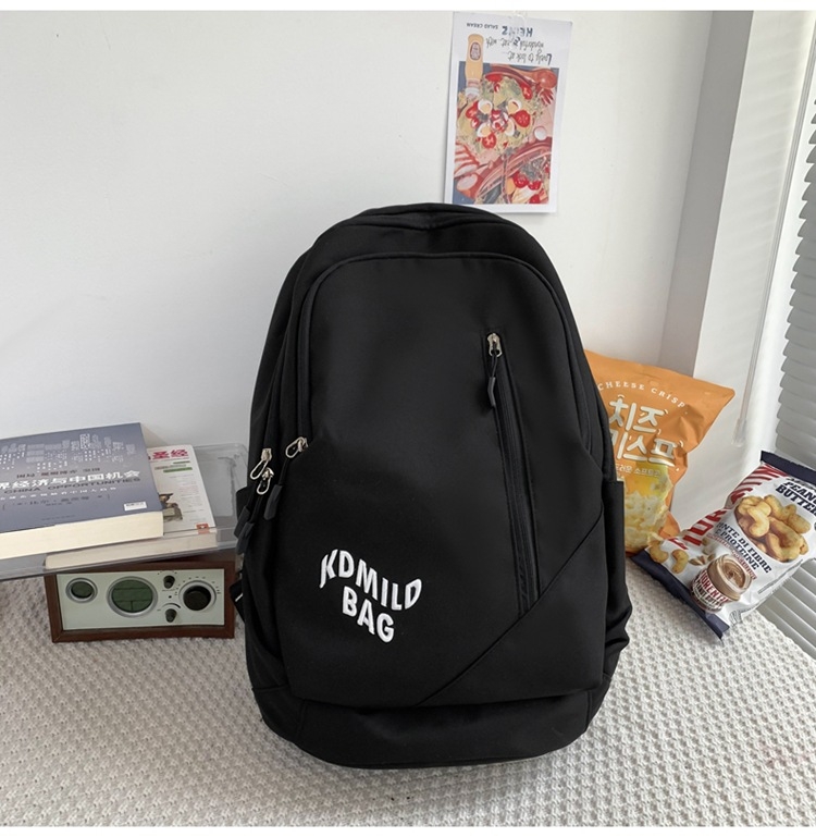 Σακίδιο σχολικό σε στυλ Harajuku, ελαφρύ, unisex, 36–55 L, νάιλον, για φορητό υπολογιστή 15 ιντσών, κατάλληλο για καθημερινή χρήση και ταξίδια.