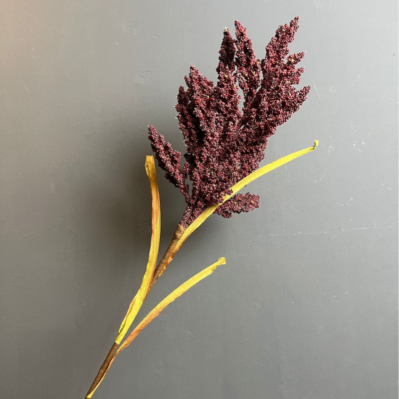 Plante artificiale de sorg și orz pentru aranjamente florale artistice, decor de nuntă, peisagistică și recuzită pentru fotografie