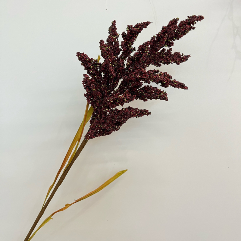 Plante artificiale de sorg și orz pentru aranjamente florale artistice, decor de nuntă, peisagistică și recuzită pentru fotografie