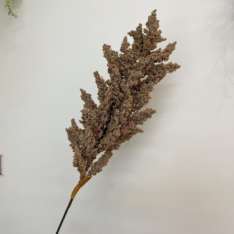 Plante artificiale de sorg și orz pentru aranjamente florale artistice, decor de nuntă, peisagistică și recuzită pentru fotografie
