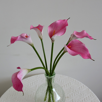 Flori artificiale Calla Lily pentru living și sufragerie, decorațiuni florale pentru nunți