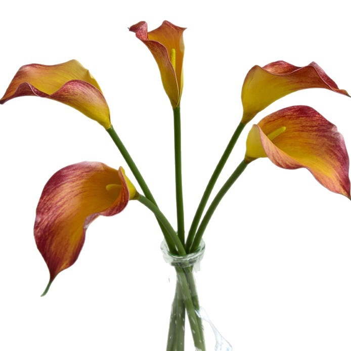 Flori artificiale Calla Lily pentru living și sufragerie, decorațiuni florale pentru nunți