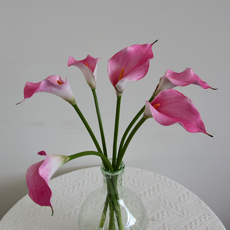 Flori artificiale Calla Lily pentru living și sufragerie, decorațiuni florale pentru nunți