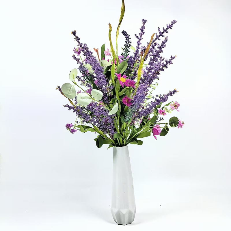 Stemuri de lavandă artificiale, buchet, 30–100 cm, decor pentru casă primăvară-vară