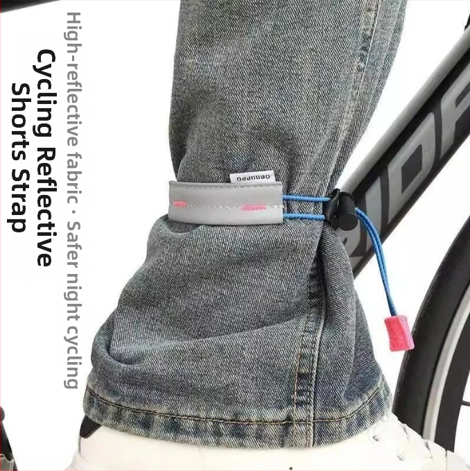 Reflexné pásy na nohy pre cyklistiku, nočné jazdy a beh