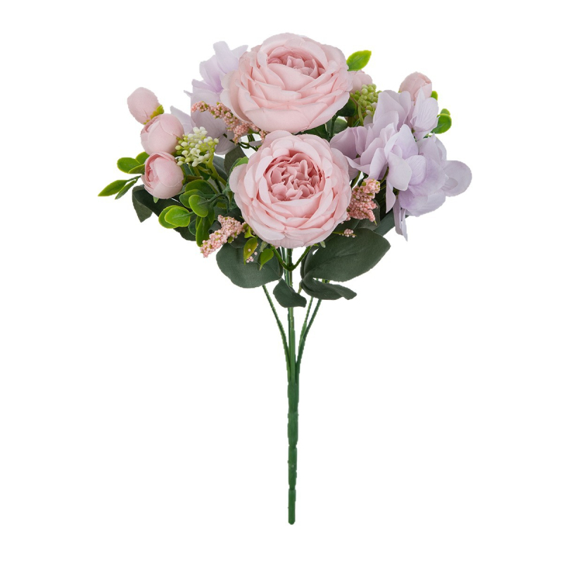 Buchet de flori artificiale din poliester, pentru nunți, decor fotografic și amenajare acasă